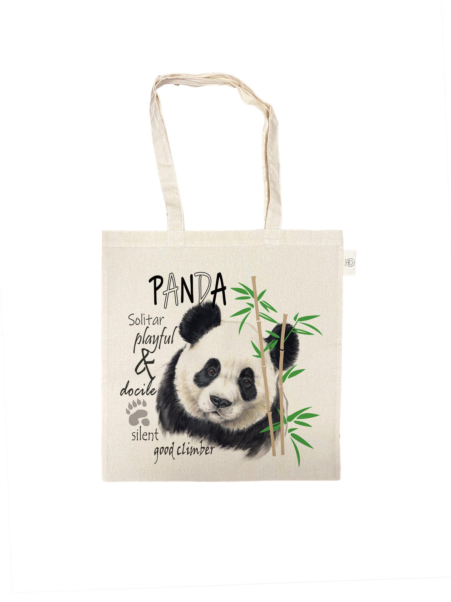 Katoenen Tas Panda beer