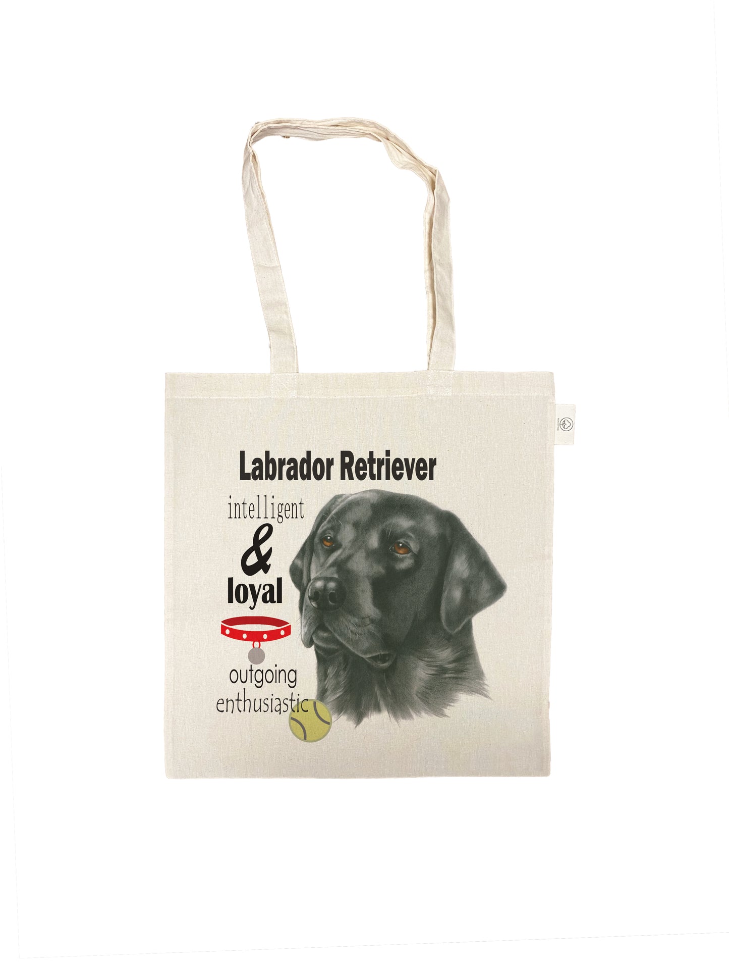 Katoenen Tas Zwarte Labrador