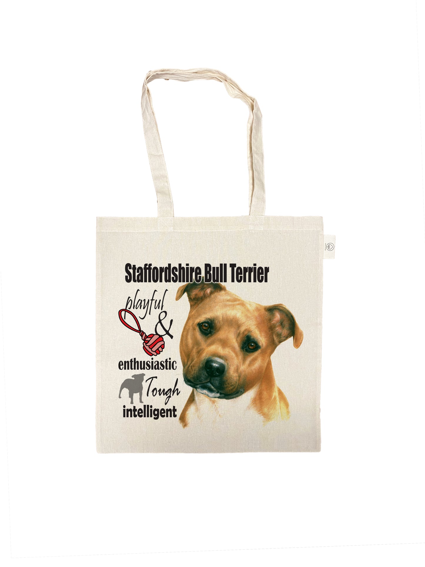 Katoenen Tas Staffordshire Terrier