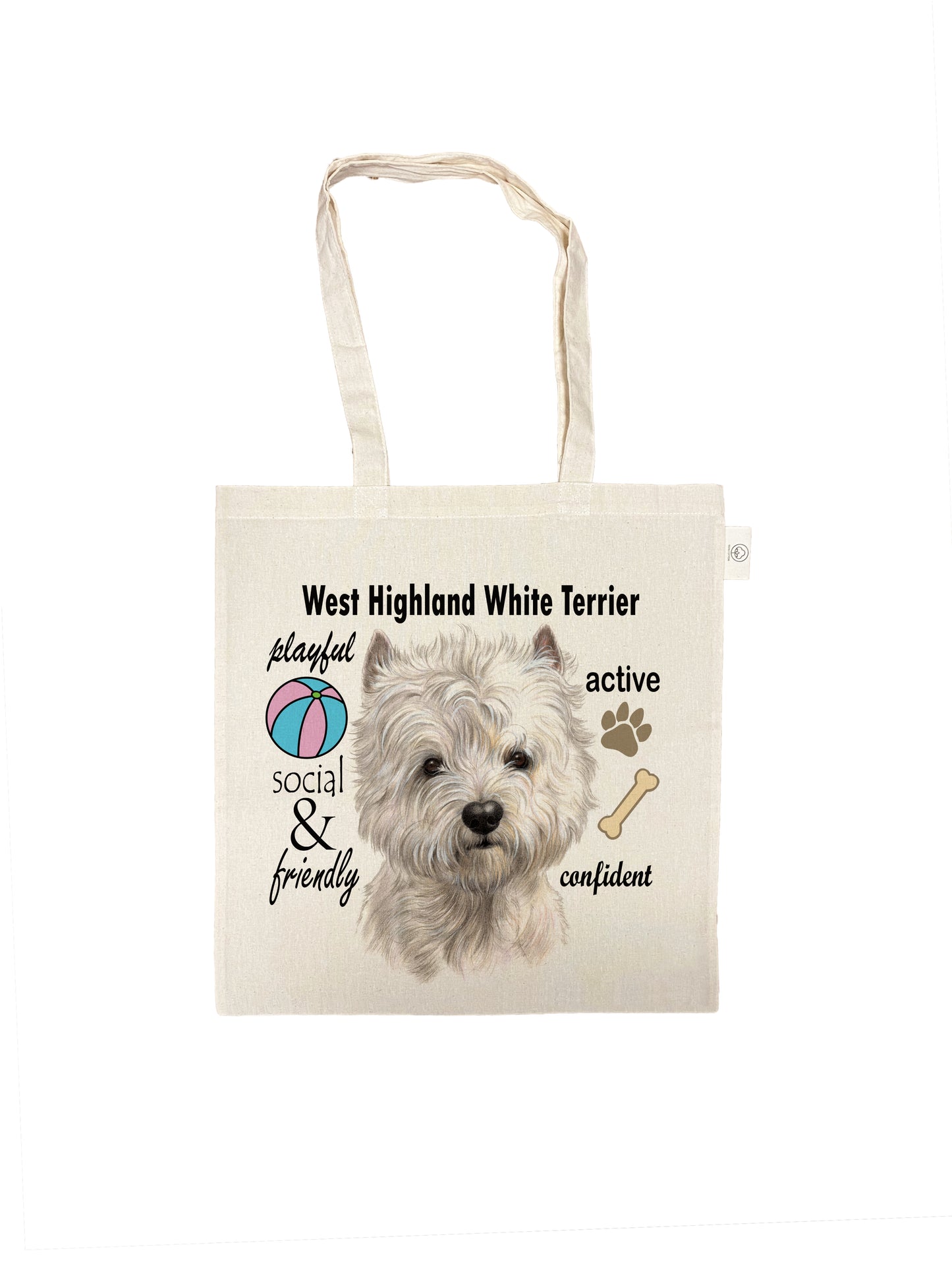 Katoenen Tas West Highland White Terrier