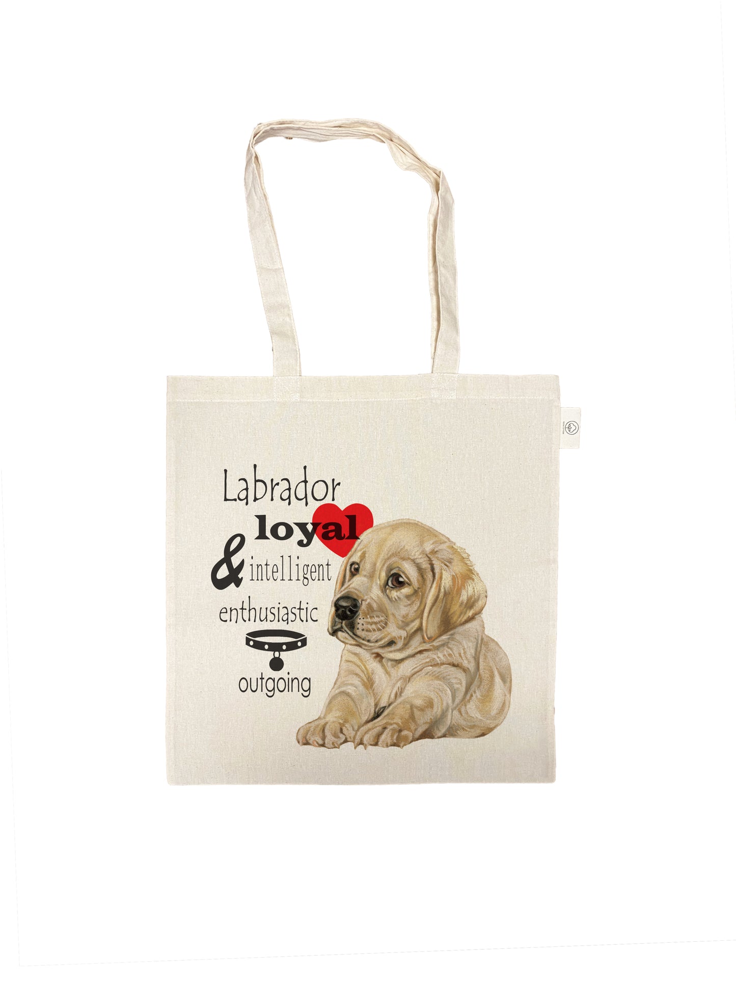 Katoenen tas - Labrador (keuze uit 6 varianten!)
