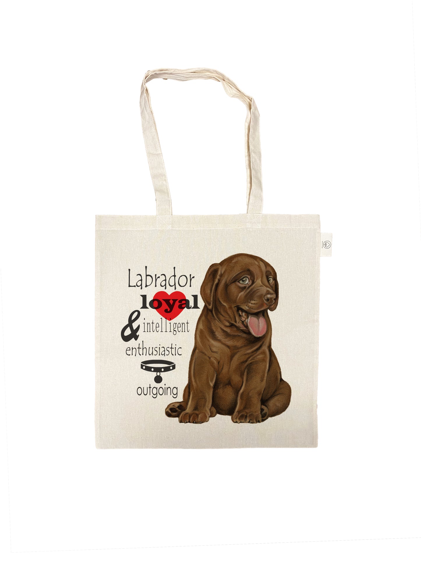Katoenen tas - Labrador (keuze uit 6 varianten!)