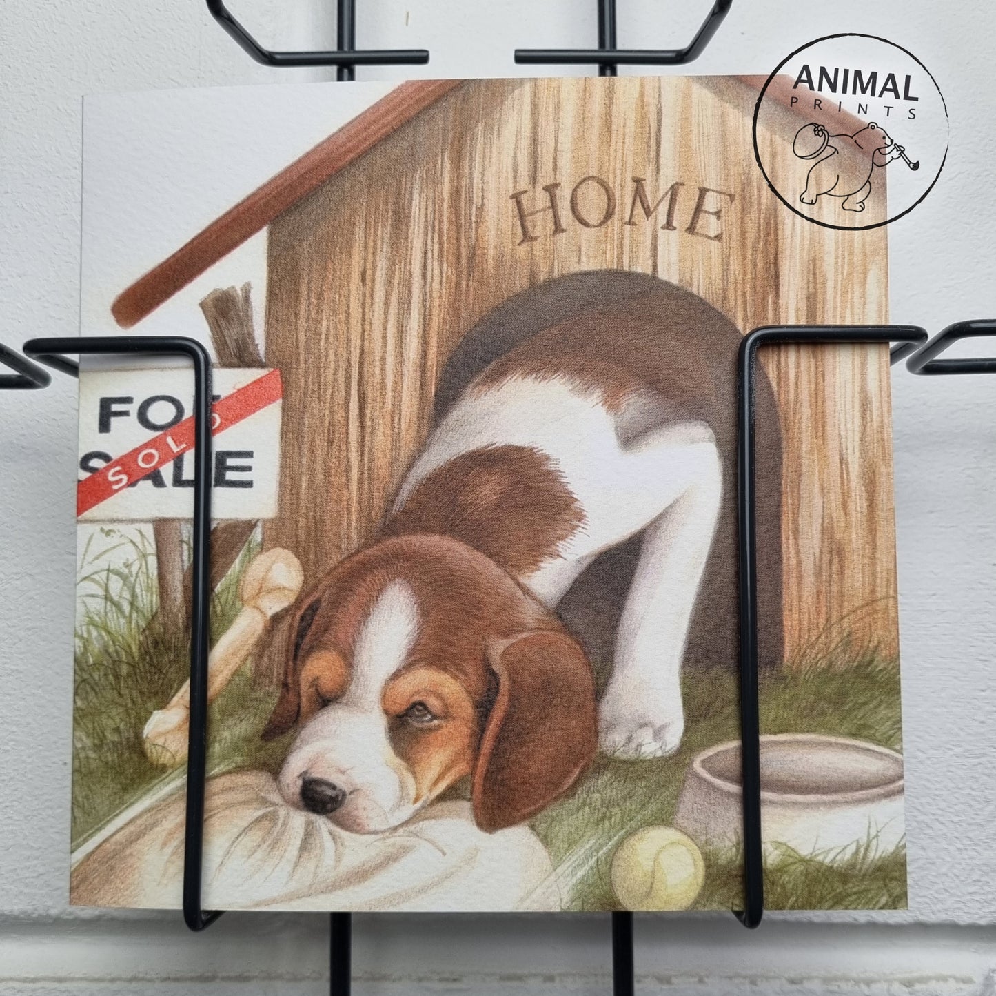 Square card - Relocation. Doghouse for Sale