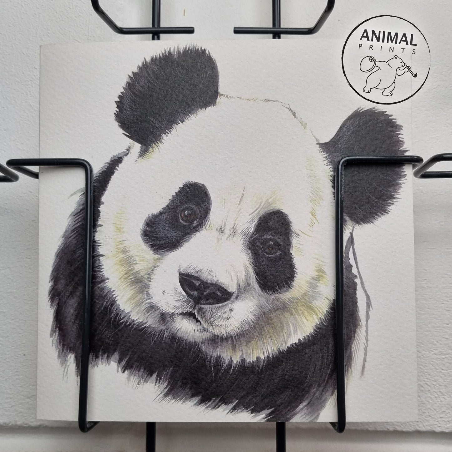 Quadratische Karte - Schau, du kannst mit diesem Panda sprechen