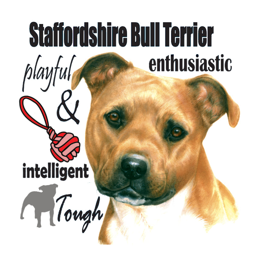 Koelkastmagneet - Staffordshire Bull Terrier