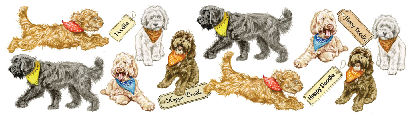 Mokken met collage - Labradoodle - design 1