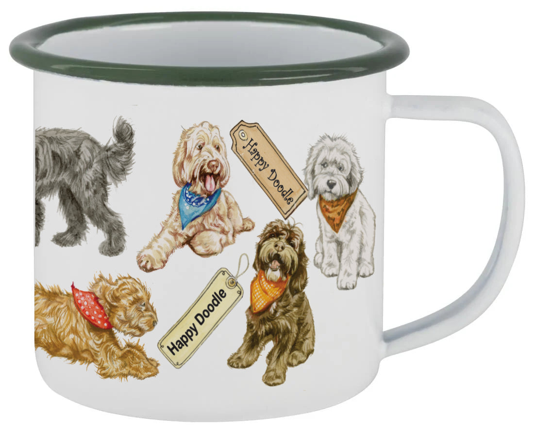 Mokken met collage - Labradoodle - design 1