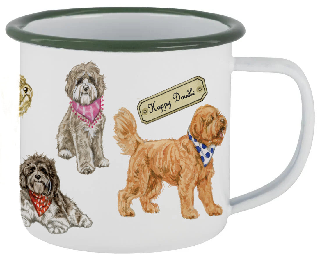Mokken met collage - Labradoodle