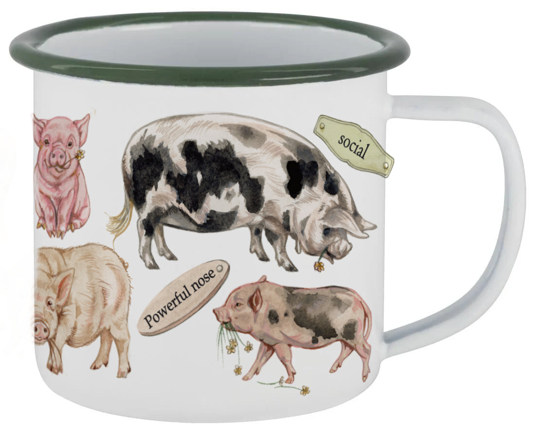 Mokken met collage - Varken