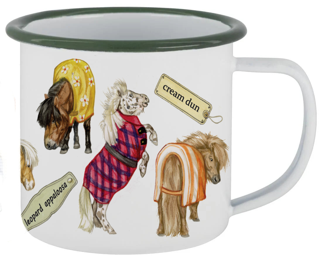 Mokken met collage - Shetlanders