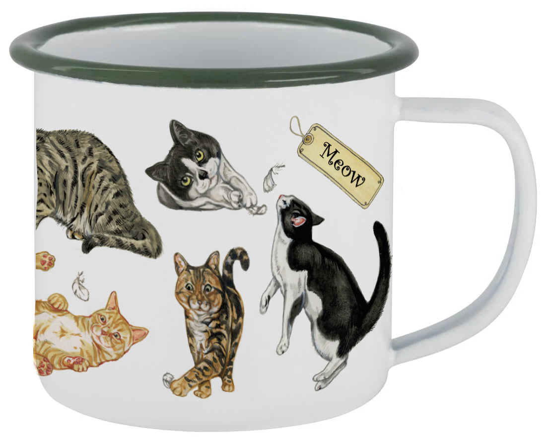 Mokken met collage - Katten