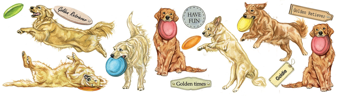 Mokken met collage - Golden Retriever