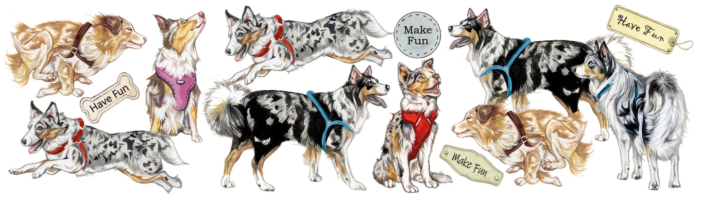 Mokken met collage - Australian Shepherd