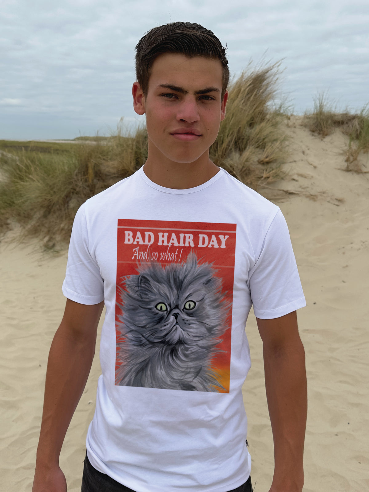 T-shirt "Bad Hair Day - "And, so what!"