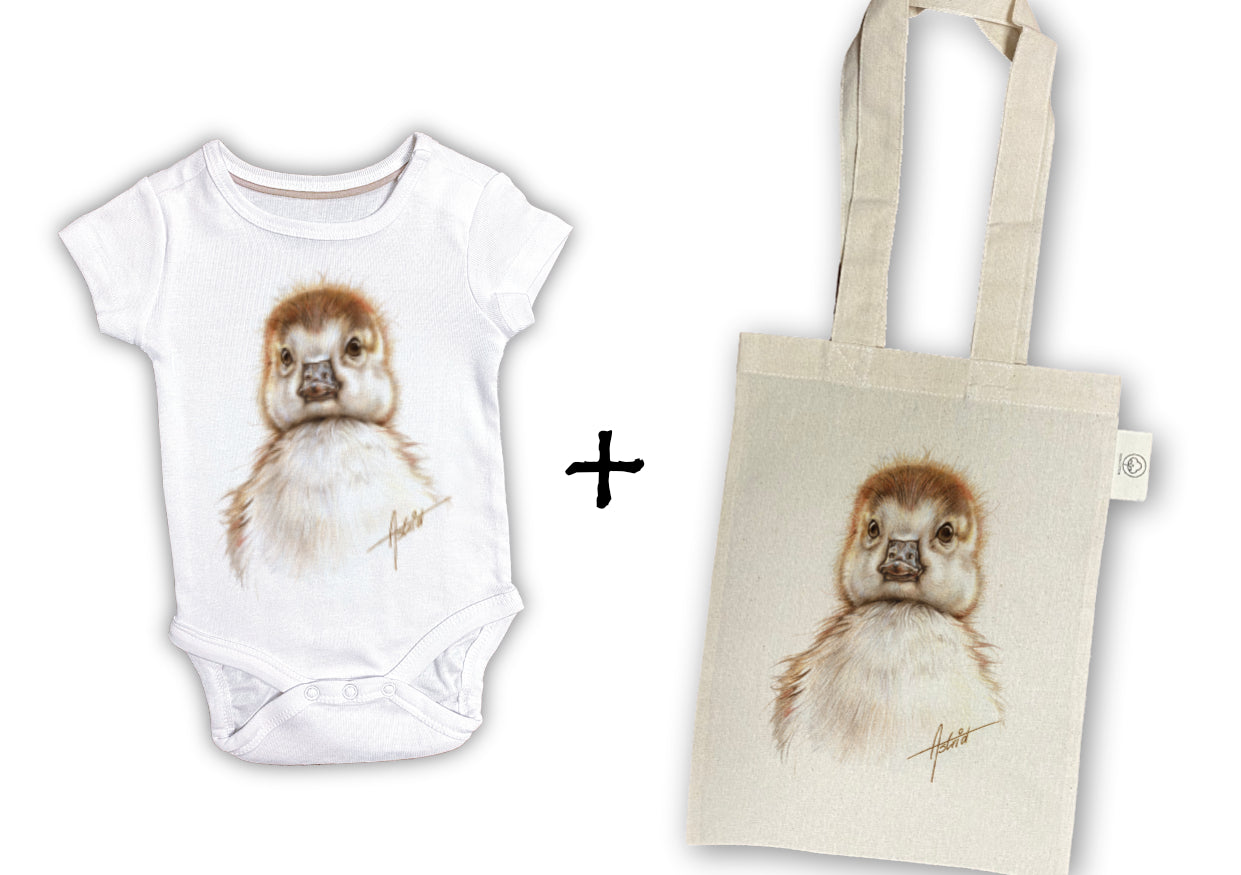 Baby Strampler Back to Nature Collection - Duckling