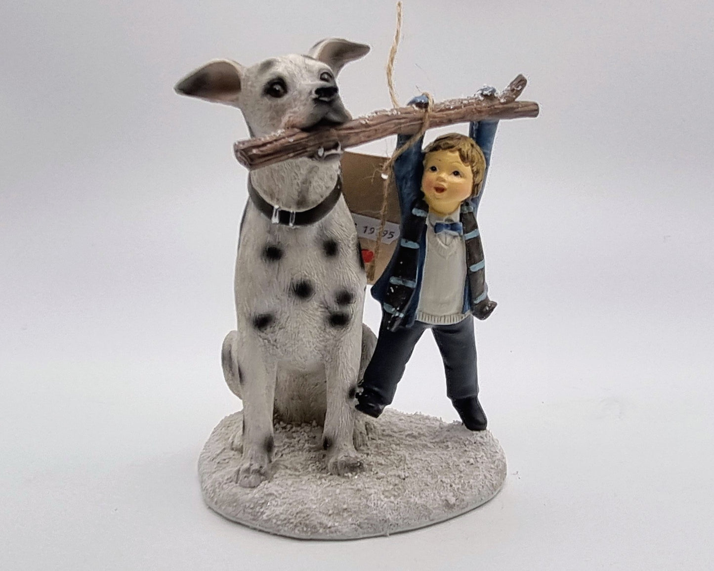 Fantasie beeld : hond met spelend kind