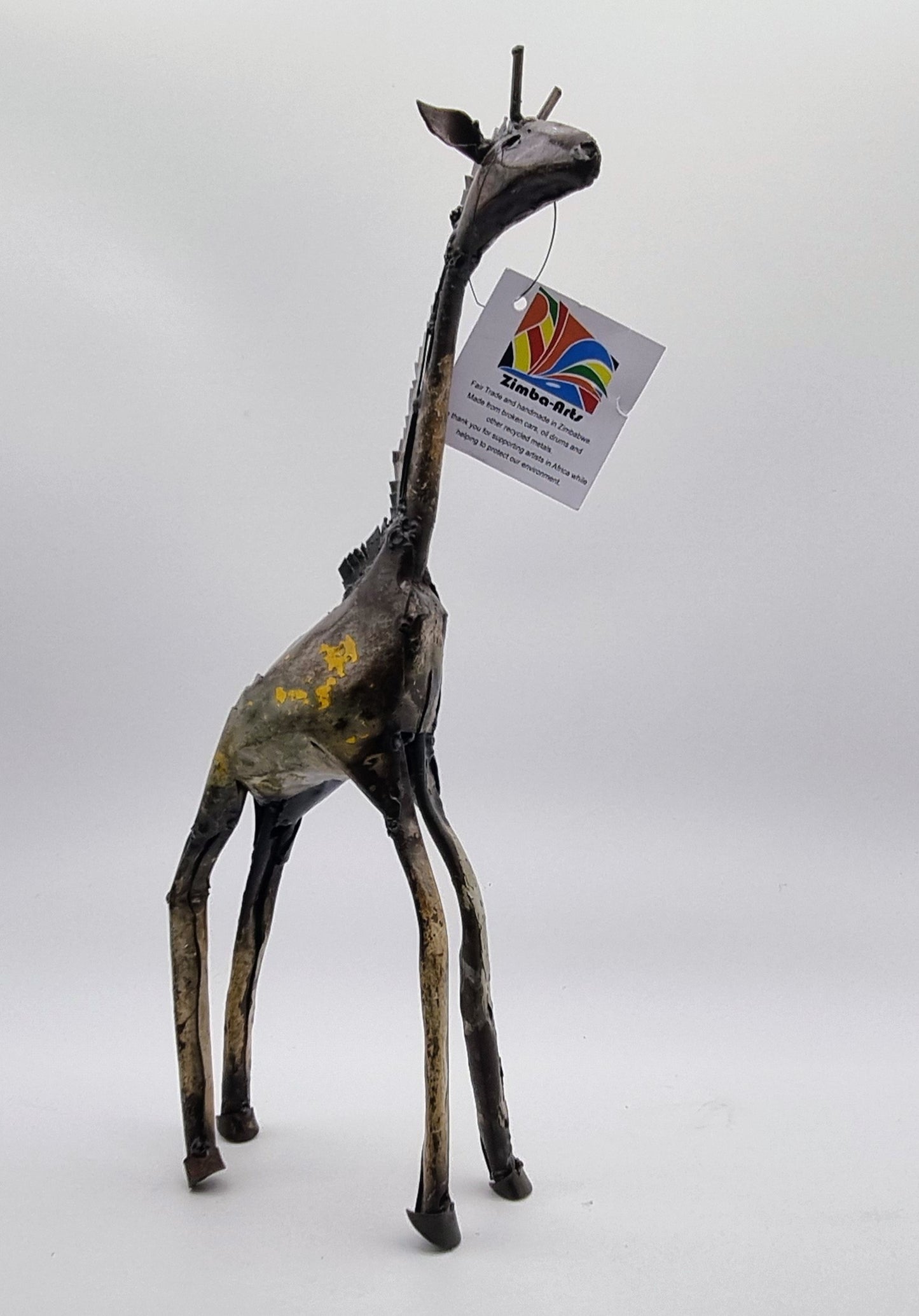Giraf van metaal - Faire Trade product
