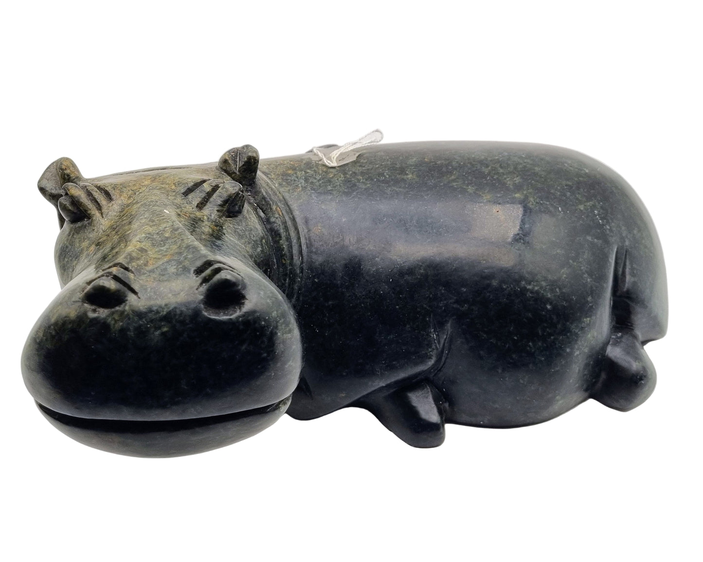 Nijlpaard van natuursteen - klein formaat