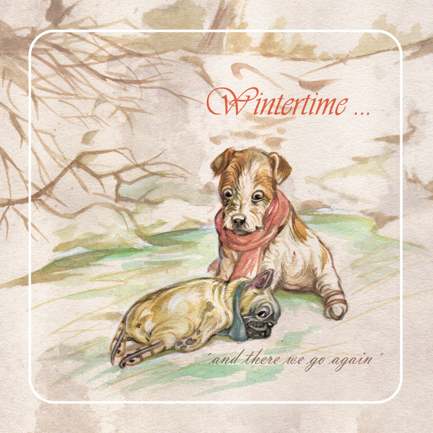 Vierkante kaart - Wintertime (Kerst)