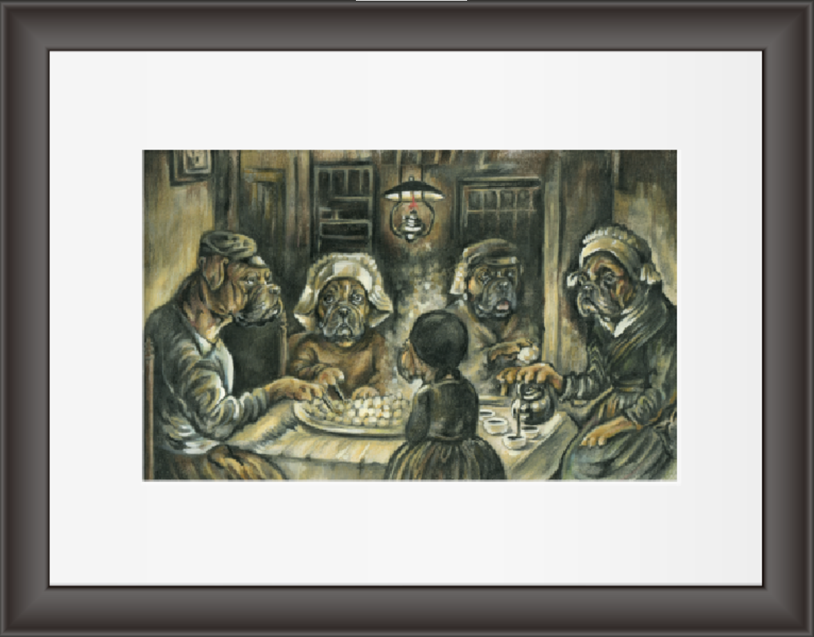 Reproduktion "Kartoffelfresser".
