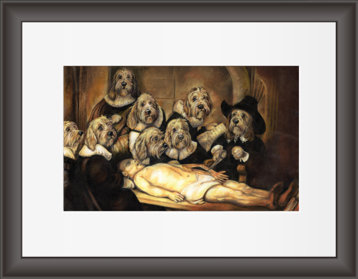 Reproduktion "Anatomie von Rembrandt".