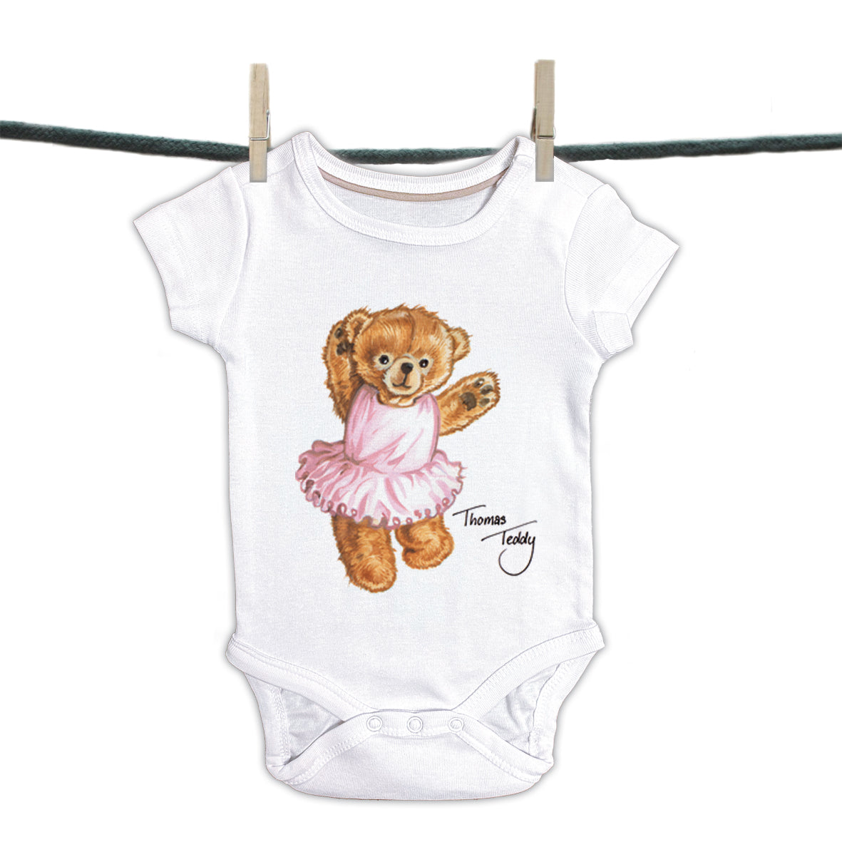 Babyromper Thomas Teddy collectie - Ballerina Beer