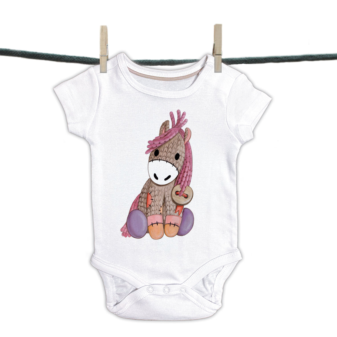 Baby Strampler Inaya Kollektion - Pony Pferd