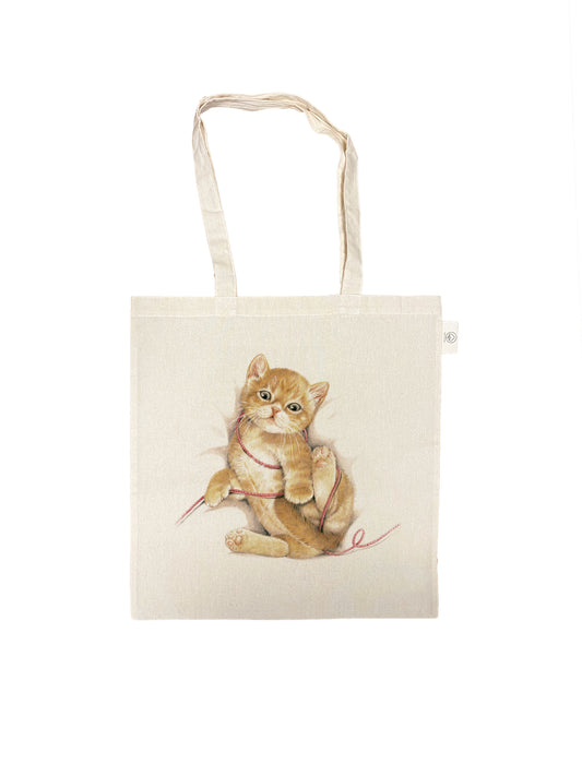 Cotton bag with print - Bear Football