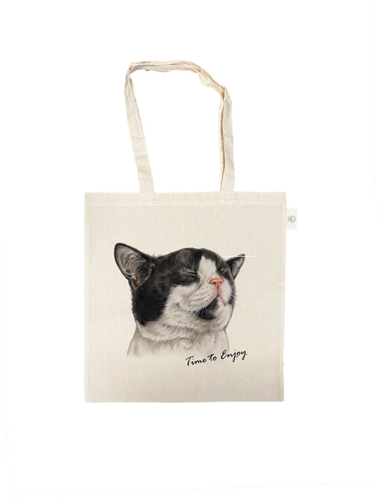 Cotton bag with print - Bear Football
