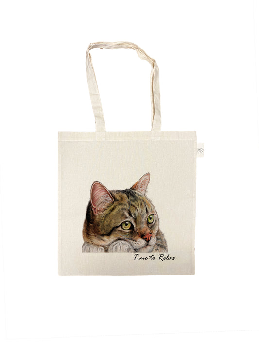 Cotton bag with print - Bear Football