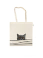 Katoenen tas - Kattenserie -  Verstoppertje spelen