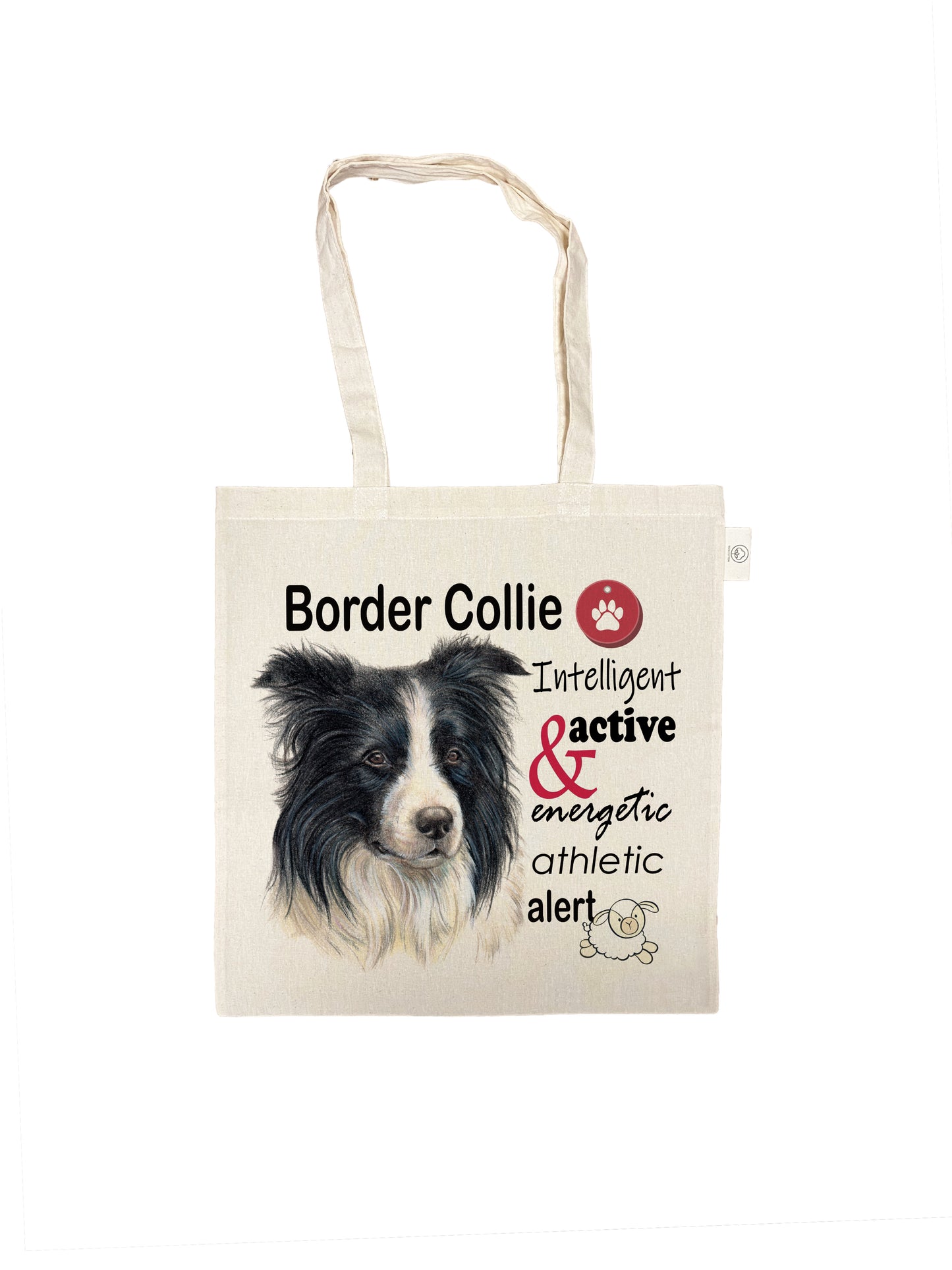Katoenen Tas Border Collie