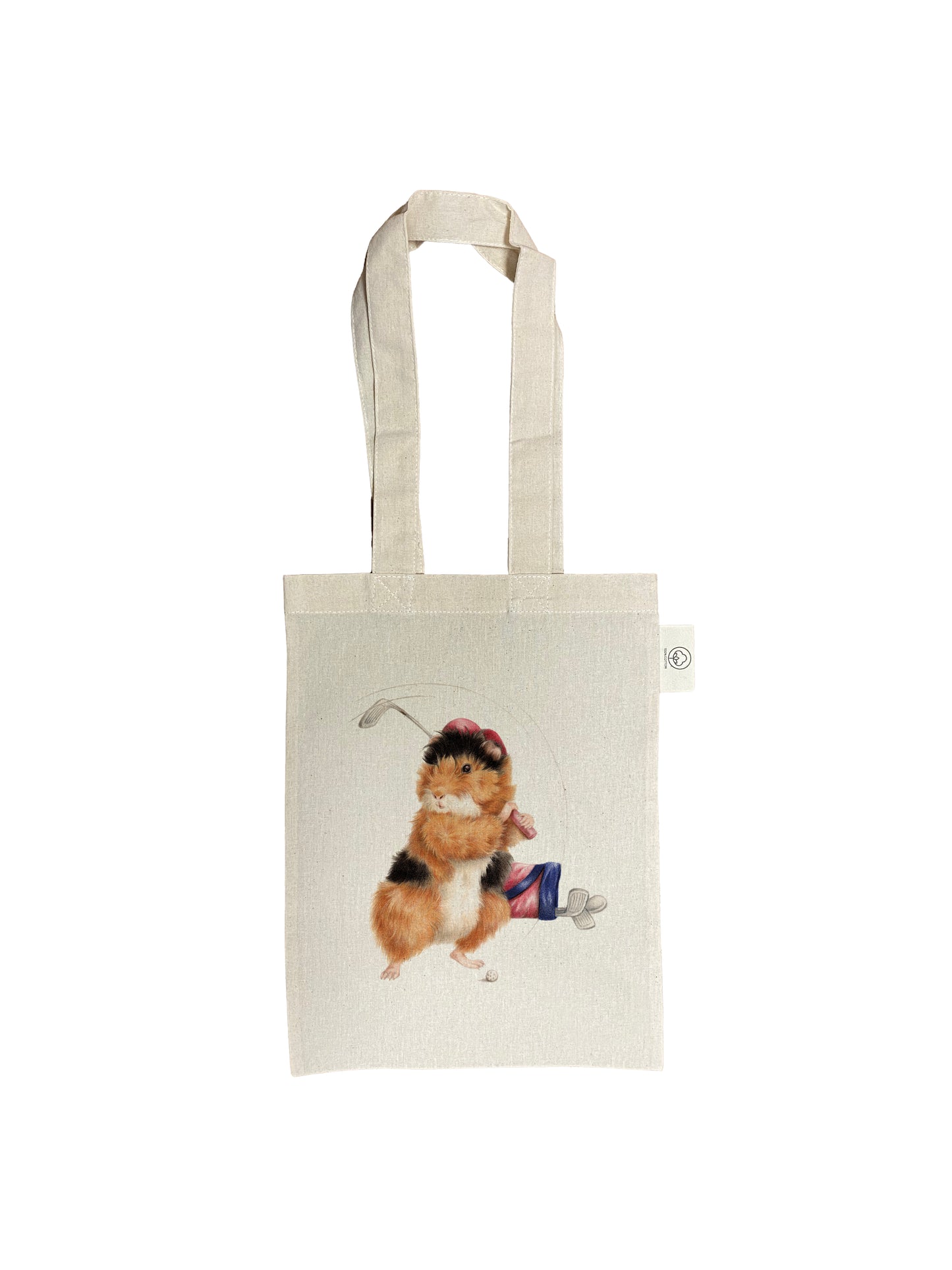 Katoenen Kindertas - Cavia die golft