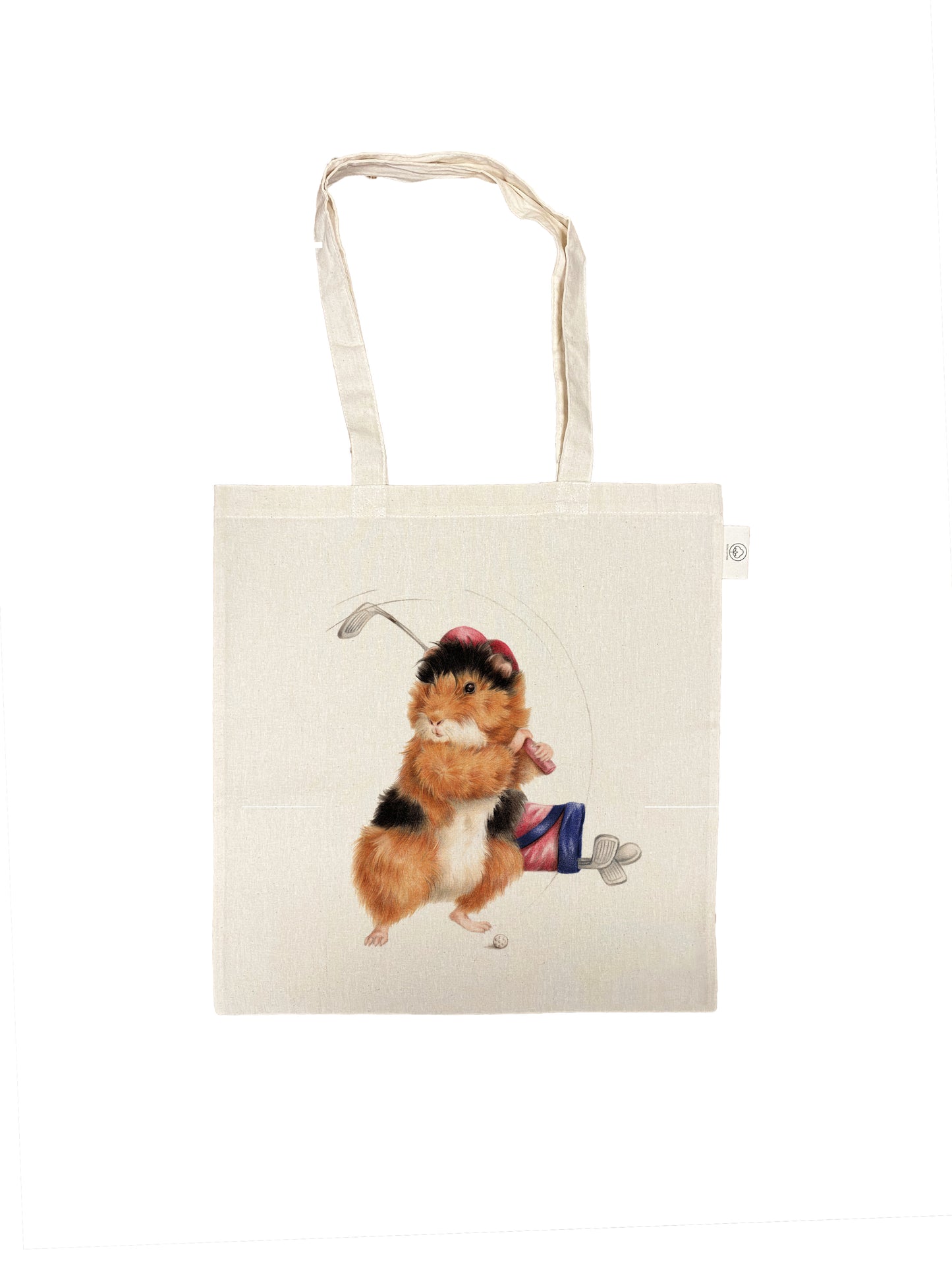 Baumwolltasche mit Aufdruck - Winkendes Meerschweinchen