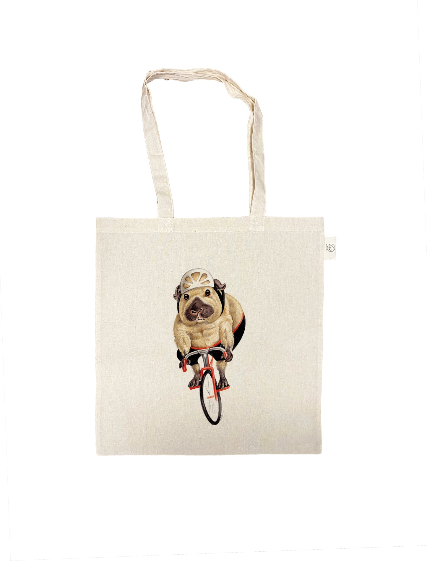 Baumwolltasche mit Aufdruck - Cycling Cavia