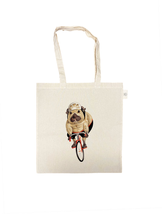 Baumwolltasche mit Aufdruck - Cycling Cavia