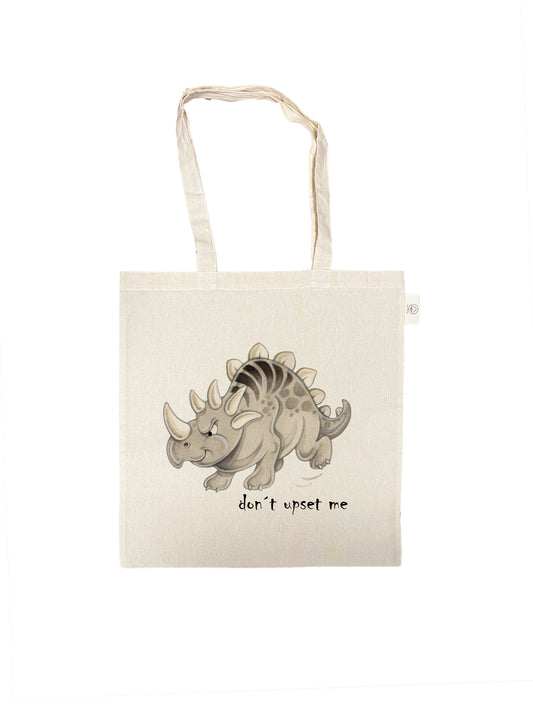 Katoenen tas -  Dino's - Don't upset me"