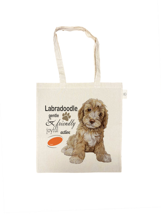 Katoenen tas - Labradoodle