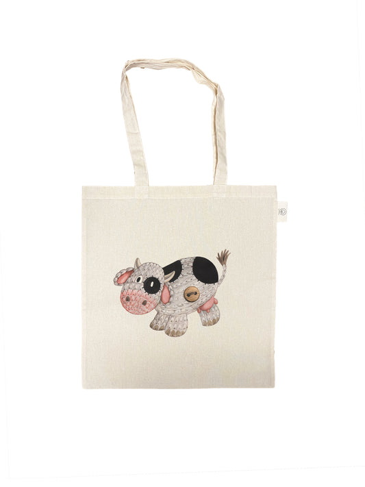 Bedruckte Baumwolltasche - Inaya Cow
