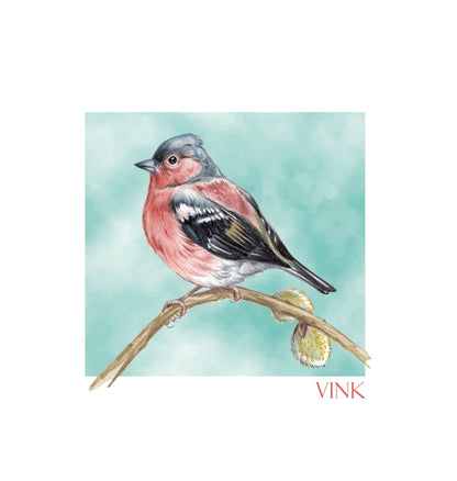 Katoenen winkelshopper met bedrukking - Vink
