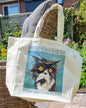 Katoenen winkelshopper met bedrukking - Shocking Bad Hairday Cat