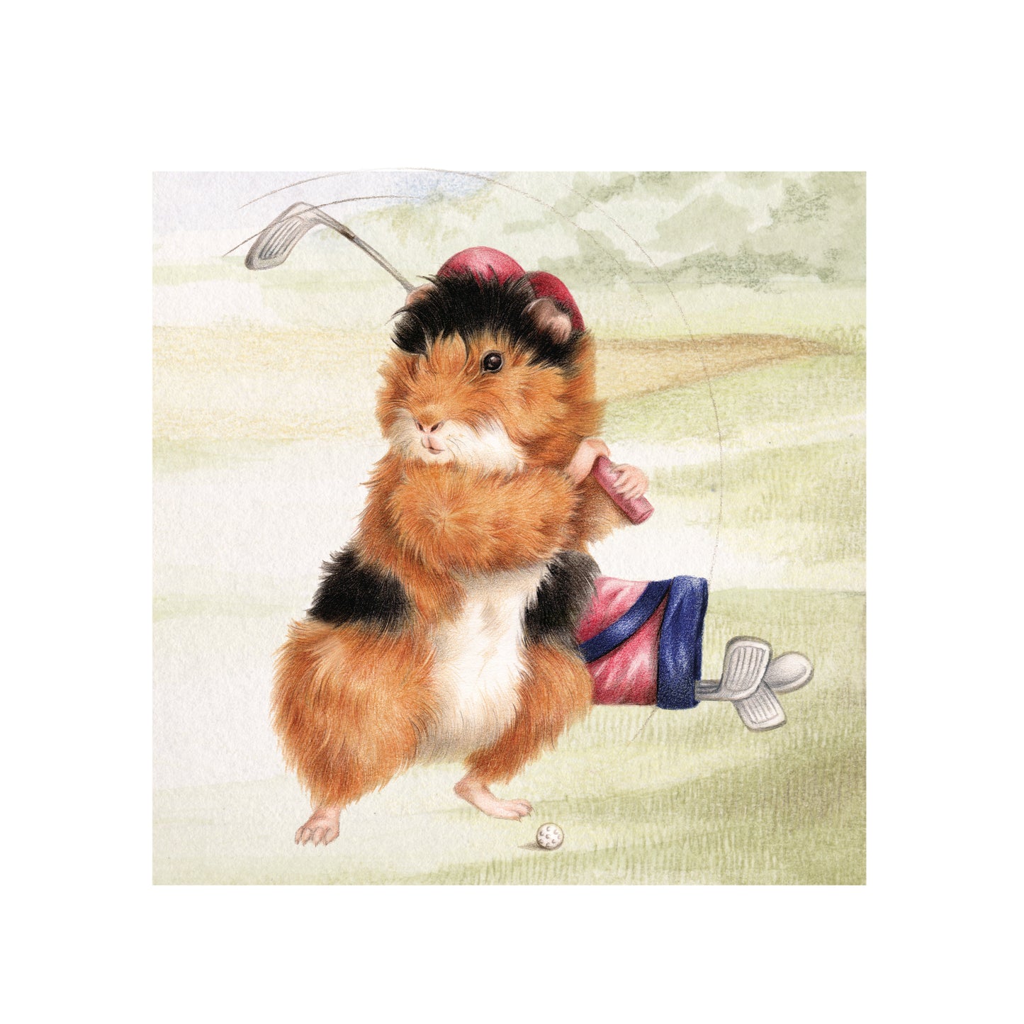 Katoenen winkel/bigshopper - Cavia Golf