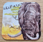 Onderzetter per 3 stuks Olifant