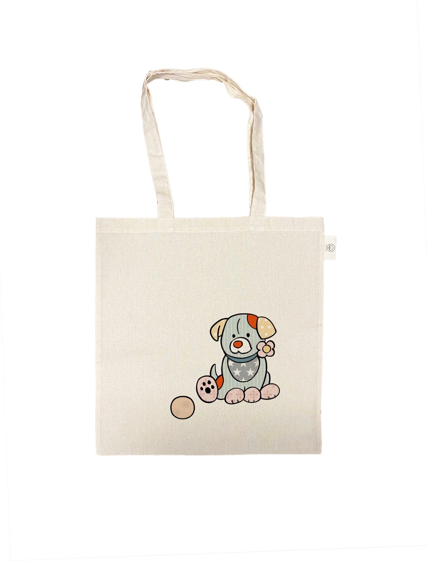 Baumwolltasche mit Aufdruck - Patch Dog
