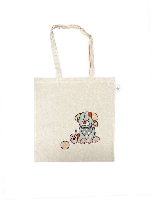 Baumwolltasche mit Aufdruck - Patch Dog