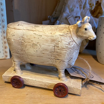 Koe op wieltjes - blanke kleur