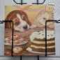 Quadratische Karte - Beagle und Perser