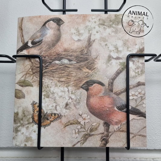 Quadratische Karte - Eine schöne Zeichnung aus der Vogelperspektive