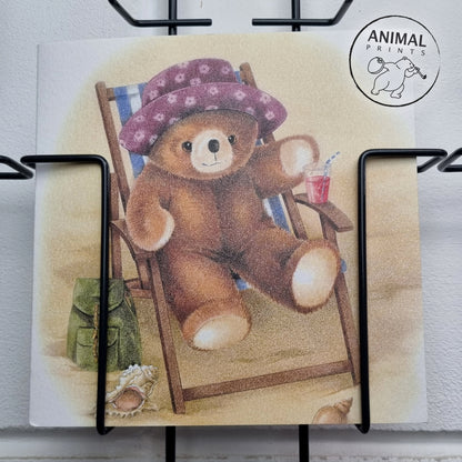 Quadratische Karte - Bärenkollektion - Sommer