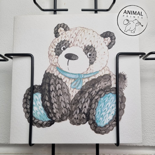 Quadratische Karte - Ineya - Pandabär